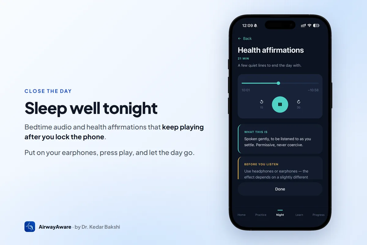 Close the day — AirwayAware
